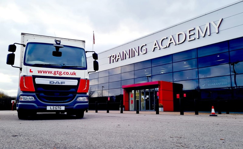 GTG lorry outside GTG West Midlands