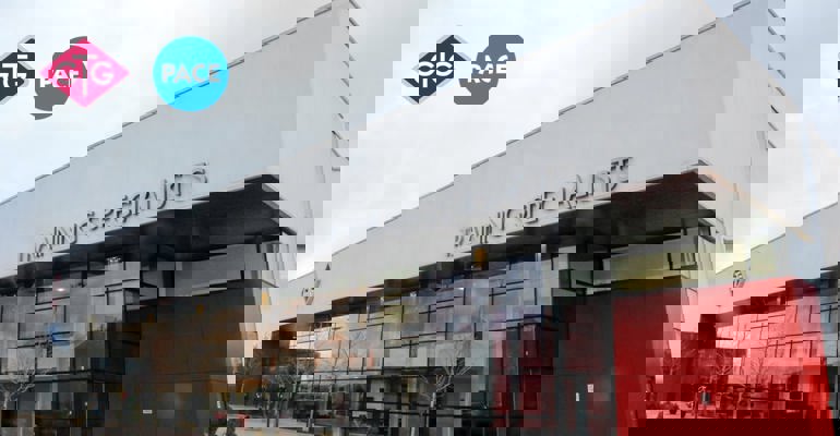 GTG Glasgow exterior with PACE logo